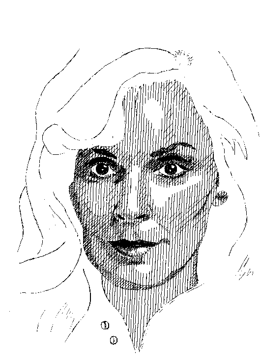 портрет с затемнением лица